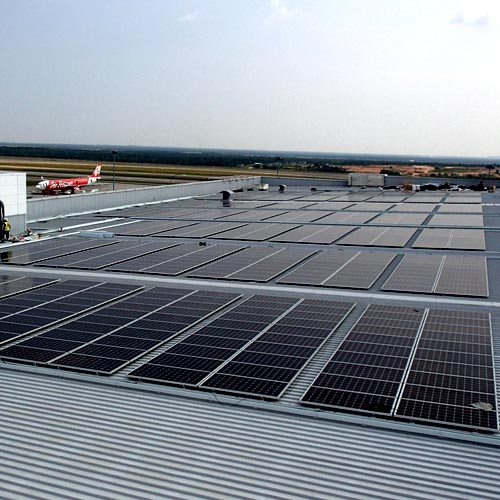  5.8MW 말레이시아 태양 광 주석 지붕 프로젝트 2016 
